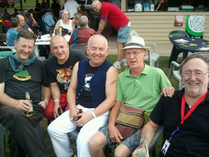 Wheeze and Suck Band. Tired and shagged out after a long squawk.