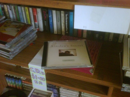Ainslea's Secret found in Beyond Q bookstore, 2011
