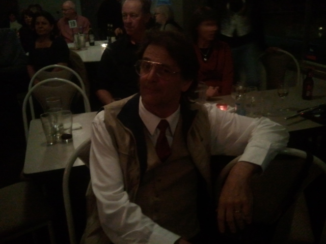 Pat Drummond starts the evening as a mere spectator