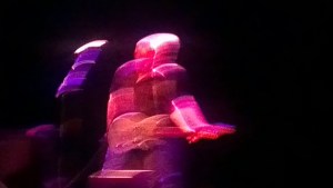 Saturday night was a slightly livelier gig...