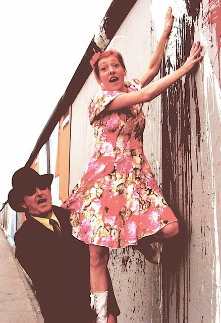 Don't Mention The Wall! Rob and Deta Rayner. Image courtesy of Rob and Deta.