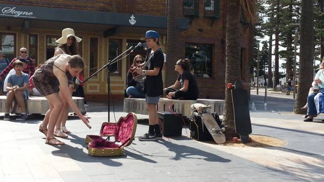 Taj Ralph on The Corso, Manly