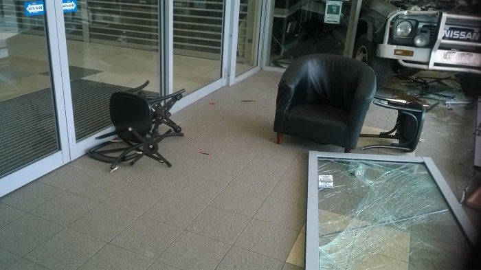 Al fresco dining is verboten in Vattle Grove Shopping Mall